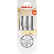 Metaltex Coupe-œufs double plastique/inox sur carte