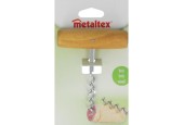 Metaltex Kurkentrekker Hout/RVS 10,5cm