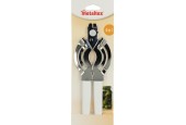 Metaltex Allesopener RVS met wit kunststof greep 22,5cm