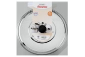 Couvercle anti-éclaboussures Metaltex en inox avec trous vapeur Ø14-25cm