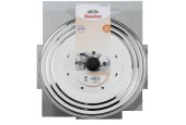 Couvercle anti-éclaboussures Metaltex en inox avec trous vapeur Ø21-29cm