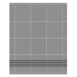DDDDD Torchon de cuisine morvan coton bio 50x55cm gris par 6 pièces