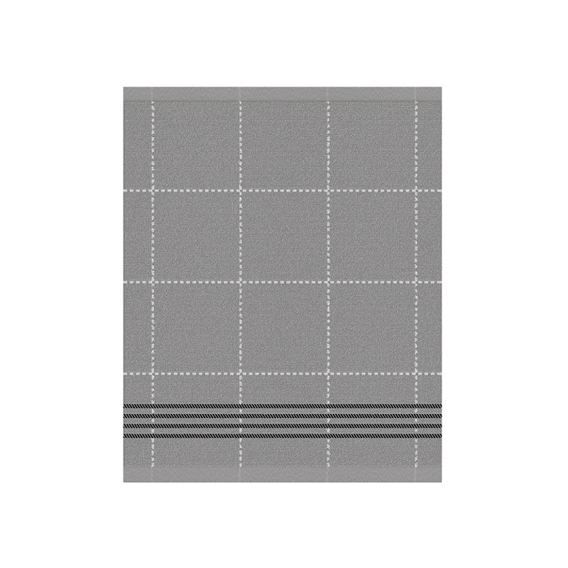 DDDDD Torchon de cuisine morvan coton bio 50x55cm gris par 6 pièces