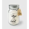 Paperdreams Black & White Scented Candles - Altijd In Mijn Hart