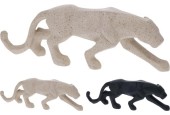 Panter polystone geometrisch 24x5x8cm