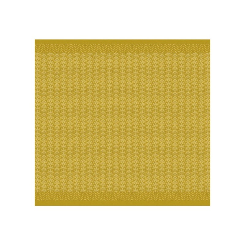 DDDDD Torchon pétales 60x65cm ocre par 6 pièces