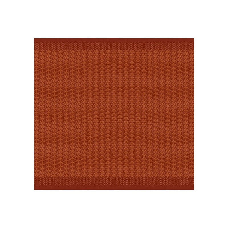 DDDDD Theedoek petals 60x65cm autum red per 6 stuks