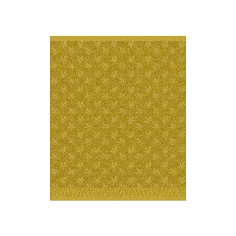 DDDDD Torchon de cuisine pétales 50x55cm ocre par 6 pièces