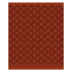 DDDDD Torchon de cuisine pétales 50x55cm rouge automne par 6 pièces