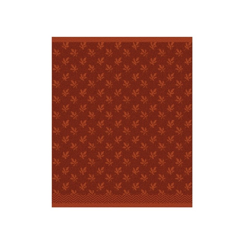 DDDDD Torchon de cuisine pétales 50x55cm rouge automne par 6 pièces