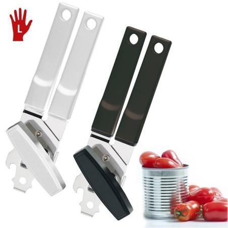 Ouvre-boîte Westmark pour gaucher en blanc ou noir