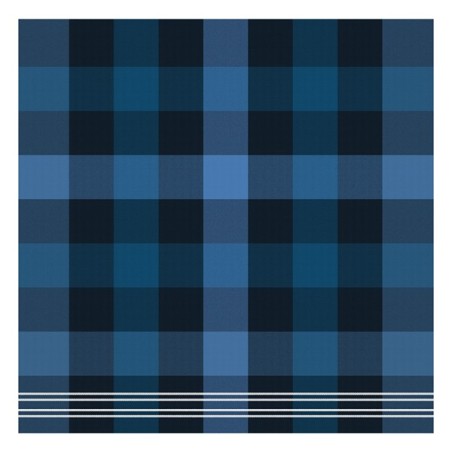 DDDDD Torchon plus brillant 60x65cm bleu par 6 pièces