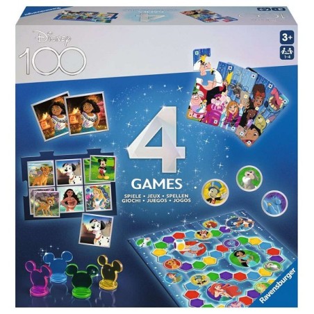 Ravensburger Disney 100 jaar 4-in-1 spel