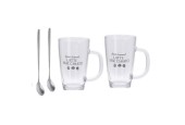 Latte macchiato set 4-delig 300ml