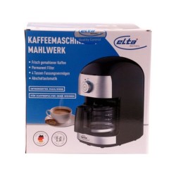Elta Koffiezetapparaat met maalwerk 4-kops 500W