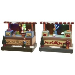 Étal de marché Lumineo LED avec lumière et musique 10x16x15cm-5L