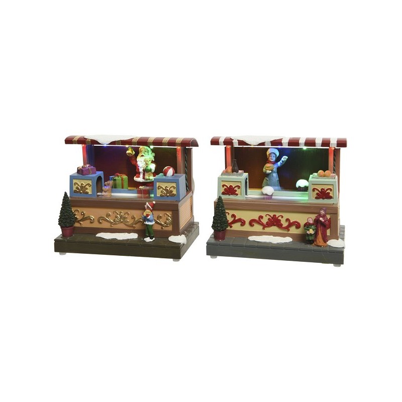 Étal de marché Lumineo LED avec lumière et musique 10x16x15cm-5L