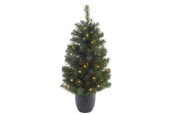 Sapin de Noël Impérial en pot adapté à l'EXTÉRIEUR 120cm 80LED.