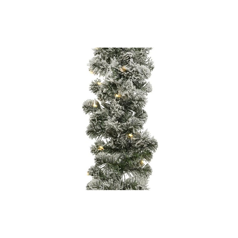 Imperial Guirlande besneeuwd 270x25cm 50LED. Met timer. Op batterij