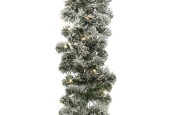 Guirlande Impériale enneigée 270x25cm 50LED. Avec minuterie. Sur la batterie