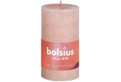 Bolsius Rustiek  stompkaars Shine collection 100/50 Misty Pink- Nevelig Roze