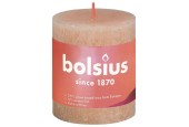 Bolsius Rustiek stompkaars Shine collection 80/68 Misty Pink- Nevelig Roze