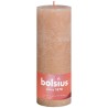 Bolsius Bougie pilier rustique collection Shine 190/68 Misty Pink - Misty Pink