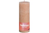 Bolsius Bougie pilier rustique collection Shine 190/68 Misty Pink - Misty Pink