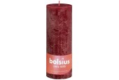 Bolsius Rustiek  stompkaars Shine collection 190/68 Velvet Red  ( Fluweel Rood )