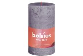 Bolsius Bougie bloc rustique collection Shine 100/50 Lavande givrée-Lavande glacée
