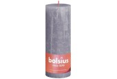 Bolsius Bougie bloc rustique collection Shine 190/68 Lavande givrée-Lavande glacée