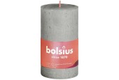 Bougie bloc rustique Bolsius collection Shine 100/50 Foggy Green - Misty Green