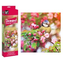 Craft ID Diamond Painting mésange bleue 30x30cm