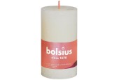 Bolsius Shine Collection Bougie bloc rustique 100/50 Soft Pearl- Soft Pearl