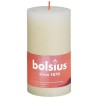 Bolsius Shine Collection Bougie bloc rustique 130/68 Soft Pearl- Soft Pearl