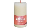 Bolsius Shine Collection Bougie bloc rustique 130/68 Soft Pearl- Soft Pearl
