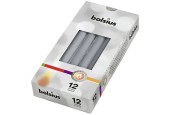 Bolsius Gotische kaars 245/24 12 stuks zilver