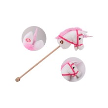 Cheval de bataille licorne sonore H98cm (pile LR44 - AG13 incluse)