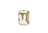 Boîte de rangement Miffy dorée Ø10xh11,5cm