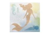 Serviettes en papier Sirène lot de 20 pièces 33x33cm