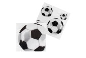 Serviettes en papier Football lot de 20 pièces 33x33cm