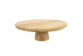 Serveerplank op voet bamboe Ø28cm