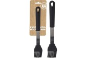 Excellent Houseware Bakkwastje RVS/siliconen 26cm
