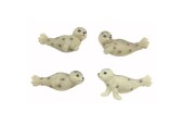 Magneet zeehond 7x1,5x4cm polystone