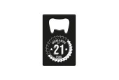 Paperdreams Flesopener metaal - 21 jaar