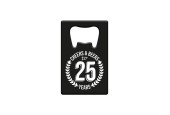 Paperdreams Flesopener metaal - 25 jaar