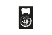 Paperdreams Flesopener metaal - 40 jaar