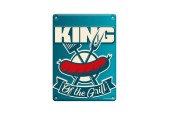 Paperdreams Tekstbord metaal 22x16,5cm - King of the grill