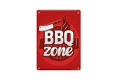 Paperdreams Plaque texte métal 22x16,5cm - Zone BBQ