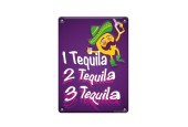 Paperdreams Tekstbord metaal 22x16,5cm - Drink tequila